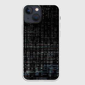Чехол для iPhone 13 mini с принтом Глитч помехи ошибка текстура в городе Новоалтайск,  |  | глитч | ошибка | полосы | помехи | сбой | текстура | темный | черный | эррор