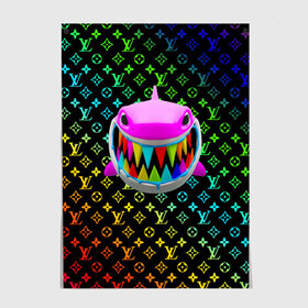 Постер с принтом 6IX9INE (69) TEKASHI | LV в городе Новоалтайск, 100% бумага
 | бумага, плотность 150 мг. Матовая, но за счет высокого коэффициента гладкости имеет небольшой блеск и дает на свету блики, но в отличии от глянцевой бумаги не покрыта лаком | daniel hernandez | dummy boy | foreign music | foreign rap | gooba | gummo | hernandez | rap | tekashi | даниэль эрнандес | зарубежная музыка | зарубежный реп | реп | репер | такеши 6ix9ine