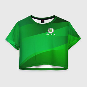 Женская футболка Crop-top 3D с принтом LAND ROVER. в городе Новоалтайск, 100% полиэстер | круглая горловина, длина футболки до линии талии, рукава с отворотами | Тематика изображения на принте: abstract | auto | brand | car | geometry | landrover | sport | texture | абстракция | авто | автомобильные | бренд | геометрия | классика | ленд ровер | лэнд ровер | машины | модные | спорт | стиль | текстура