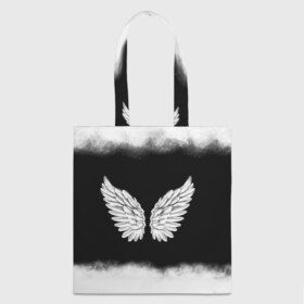 Сумка 3D повседневная с принтом Im an angel в городе Новоалтайск, 100% полиэстер | Плотность: 200 г/м2; Размер: 34×35 см; Высота лямок: 30 см | angel | birds | fly | wings | ангел | бабочка | богиня | воздушный | демон | дым | космос | крылья | лебедь | летать | летучий | милые | мифические | небесный | небо | облако | пегас | перья | прикольные | птица | рай