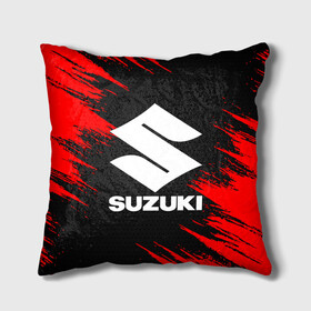 Подушка 3D с принтом SUZUKI. в городе Новоалтайск, наволочка – 100% полиэстер, наполнитель – холлофайбер (легкий наполнитель, не вызывает аллергию). | состоит из подушки и наволочки. Наволочка на молнии, легко снимается для стирки | abstract | auto | brand | car | geometry | sport | suzuki | texture | абстракция | авто | автомобильные | бренд | геометрия | классика | машины | модные | спорт | стиль | сузуки | текстура