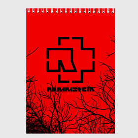 Скетчбук с принтом RAMMSTEIN в городе Новоалтайск, 100% бумага
 | 48 листов, плотность листов — 100 г/м2, плотность картонной обложки — 250 г/м2. Листы скреплены сверху удобной пружинной спиралью | lindemann | lm | rammstein | rock | кристиан лоренц | линдеманн | лм | музыка | рамштайн | рок | тилль линдеманн