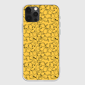 Чехол для iPhone 12 Pro Max с принтом Покемон Пикачу в городе Новоалтайск, Силикон |  | doodling | pikachu | pokemon | textures | дудлинг | желтый покемон | пика пика | пикачу | покемон | покемоны | стикербомбинг | текстуры | фон