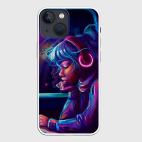 Чехол для iPhone 13 mini с принтом ДОМА в городе Новоалтайск,  |  | coronavirus | hip hop | homework | lo fi | lofi | meme | study girl | vaporwave | вэйпорвэйв | девочка | дом | карантин | колледж | коронавирус | кот | лето | ло фай | лоу фай | мем | музыка | универ | учится | хип