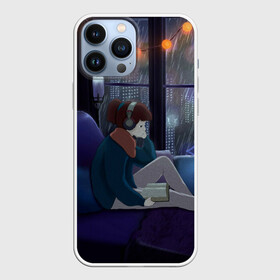 Чехол для iPhone 13 Pro Max с принтом СИЖУ ДОМА в городе Новоалтайск,  |  | Тематика изображения на принте: coronavirus | hip hop | homework | lo fi | lofi | meme | study girl | vaporwave | вэйпорвэйв | девочка | дом | карантин | колледж | коронавирус | кот | лето | ло фай | лоу фай | мем | музыка | универ | учится | хип