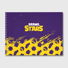 Альбом для рисования с принтом BRAWL STARS БРАВЛ СТАРС в городе Новоалтайск, 100% бумага
 | матовая бумага, плотность 200 мг. | Тематика изображения на принте: 8 bit | 8бит | brawl | cnfhc | crow | hfdk | leon | logo | sandy | skull | spike | stars | бравл | бравла | браво | игра | игры | икфцд | кроу | леон | лого | логотип | символ | спайк | старс | старса | сэнди | череп | ыефкы