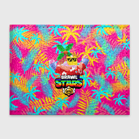 Обложка для студенческого билета с принтом BRAWL STARS SPROUT TROPICAL в городе Новоалтайск, натуральная кожа | Размер: 11*8 см; Печать на всей внешней стороне | Тематика изображения на принте: bibi | brawl stars | coach mike | crow | evil gene | gale | gene | leon | leon shark | max | mecha crow | mortis | mr.p | nani | phoenix | sally leon | sandy | spike | sprout | tara | virus 8 bit | werewolf | ворон | джин | оборотень