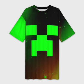 Платье-футболка 3D с принтом MINECRAFT   МАЙНКРАФТ в городе Новоалтайск,  |  | craft | creeper | dungeons | game | games | logo | mine | minecraft | miner | rhfan | vfqy | vfqyrhfan | zombie | данжен | зомби | игра | игры | крафт | крипер | лого | логотип | майкрафт | майн | майнкрафт | символ | скфае | ьшту | ьштускфае