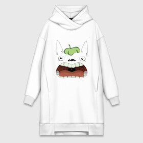 Платье-худи хлопок с принтом Scream Totoro в городе Новоалтайск,  |  | forest | ghibli | japan | miyazaki | nature | neigbor | neighbour | totoro | анимация | аниме | гибли | друг | животные | лес | любовь | милый | мир | миядзаки | мульт | мультфильм | приключения | природа | сказка | сосед | тоторо