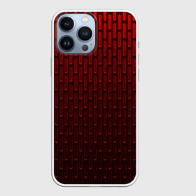 Чехол для iPhone 13 Pro Max с принтом текстура красный градиент в городе Новоалтайск,  |  | Тематика изображения на принте: геометрия | градиент | красный | линии | поверхность | простота | симметрия | текстура | точки | черный