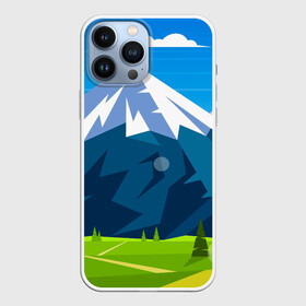 Чехол для iPhone 13 Pro Max с принтом Горы пейзаж природа вектор в городе Новоалтайск,  |  | Тематика изображения на принте: арт | вектор | геометрия | горы | закат | лето | линии | минимализм | пейзаж | повседневность | примитив | простой | силуэт | символы | фигуры