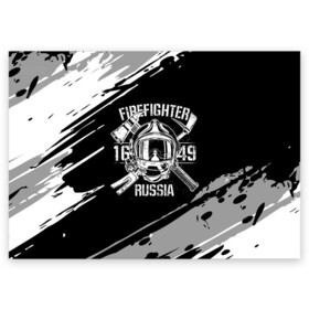 Поздравительная открытка с принтом FIREFIGHTER 1649 RUSSIA в городе Новоалтайск, 100% бумага | плотность бумаги 280 г/м2, матовая, на обратной стороне линовка и место для марки
 | 112 | 27 декабря | firefighter | багор | белая | герб | гкчс | знак | лого | логотип | маска | мчс | мчсник | пожарная охрана | пожарник | пожарный | пч | россии | рф | серая | символ | служба | состаренная