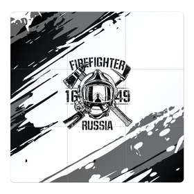 Магнитный плакат 3Х3 с принтом FIREFIGHTER 1649 RUSSIA в городе Новоалтайск, Полимерный материал с магнитным слоем | 9 деталей размером 9*9 см | 112 | 27 декабря | firefighter | багор | белая | герб | гкчс | знак | лого | логотип | маска | мчс | мчсник | пожарная охрана | пожарник | пожарный | пч | россии | рф | серая | символ | служба | состаренная