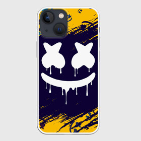 Чехол для iPhone 13 mini с принтом MARSHMELLO   МАРШМЕЛЛОУ в городе Новоалтайск,  |  | face | logo | marsh | marshmallow | marshmello | marshmelo | mello | smile | лицо | лого | маршмеллов | маршмеллоу | маршмеллу | маршмело | маршмелов | маршмелоу | маска | музыка | рожица | символ | смайл | улыбка