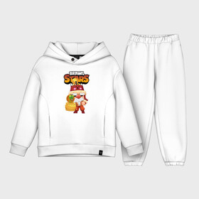 Детский костюм хлопок Oversize с принтом BRAWL STARS GALE | ГЕЙЛ в городе Новоалтайск,  |  | Тематика изображения на принте: bibi | brawl stars | coach mike | crow | evil gene | gale | gene | leon | leon shark | max | mecha crow | mortis | mr.p | nani | phoenix | sally leon | sandy | spike | sprout | tara | virus 8 bit | werewolf | ворон | джин | оборотень