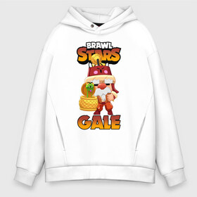 Мужское худи Oversize хлопок с принтом BRAWL STARS GALE ГЕЙЛ в городе Новоалтайск, френч-терри — 70% хлопок, 30% полиэстер. Мягкий теплый начес внутри —100% хлопок | боковые карманы, эластичные манжеты и нижняя кромка, капюшон на магнитной кнопке | bibi | brawl stars | coach mike | crow | evil gene | gale | gene | leon | leon shark | max | mecha crow | mortis | mr.p | nani | phoenix | sally leon | sandy | spike | sprout | tara | virus 8 bit | werewolf | ворон | джин | оборотень