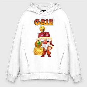 Мужское худи Oversize хлопок с принтом BRAWL STARS GALE ГЕЙЛ в городе Новоалтайск, френч-терри — 70% хлопок, 30% полиэстер. Мягкий теплый начес внутри —100% хлопок | боковые карманы, эластичные манжеты и нижняя кромка, капюшон на магнитной кнопке | bibi | brawl stars | coach mike | crow | evil gene | gale | gene | leon | leon shark | max | mecha crow | mortis | mr.p | nani | phoenix | sally leon | sandy | spike | sprout | tara | virus 8 bit | werewolf | ворон | джин | оборотень