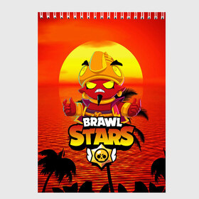 Скетчбук с принтом BRAWL STARS EVIL GENE В ЛЕТО в городе Новоалтайск, 100% бумага
 | 48 листов, плотность листов — 100 г/м2, плотность картонной обложки — 250 г/м2. Листы скреплены сверху удобной пружинной спиралью | brawl stars | crow | evil gene | gale | leon | leon shark | max | sally leon | shark | sprout | tara | virus 8 bit | werewolf leon | акула | берли | бравл старс | ворон | джин | макс | оборотень