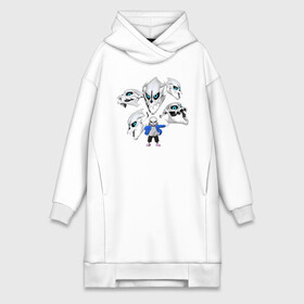 Платье-худи хлопок с принтом Sans | Санс в городе Новоалтайск,  |  | asriel dreemurr | blaster | chara | frisk | gaster | sans | skull | undertale | азриэль дримурр | андертале | андертейл | андрайн | гастер | игра | меттатон | подземная история | подземная сказка | санс | скелет | ундертале | фриск