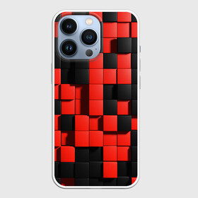 Чехол для iPhone 13 Pro с принтом КУБИКИ 3D в городе Новоалтайск,  |  | Тематика изображения на принте: abstract | abstraction | geometry | line | pattern | psy | абстрактный | абстракция | геометрия | краски | кубики | линии | неоновые | неоновый | психоделика | текстура