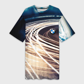 Платье-футболка 3D с принтом BMW в городе Новоалтайск,  |  | bmw | extreme | germany | highway | prestige | speed | track | turn | бмв | германия | поворот | престиж | скорость | трасса | шоссе | экстрим