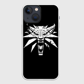 Чехол для iPhone 13 mini с принтом ВЕДЬМАК   THE WITCHER   ГЕРАЛЬ в городе Новоалтайск,  |  | geralt | the witcher | the witcher wild hunt | witcher | wolf | аард | аксий | ведьмак | ведьмак 3 | волк | геральт | игни | ирден | йенифер | квен | охотник | трисс | цири