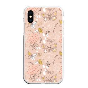 Чехол для iPhone XS Max матовый с принтом Бабочки и пчелы в городе Новоалтайск, Силикон | Область печати: задняя сторона чехла, без боковых панелей | Тематика изображения на принте: bee | bees | bumblebee | butterfly | flowers | for summer | honeybee | summer | бабочка | бабочки | букет | искусство | картина | краски | легкая | летняя | лето | на лето | нектар | опыление | опыляет | пастельные тона | пчелы | рисовани