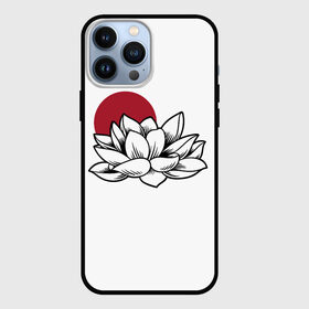 Чехол для iPhone 13 Pro Max с принтом КУВШИНКА НИМФЕЯ | WATER LILY (Z) в городе Новоалтайск,  |  | Тематика изображения на принте: japan | nymphaea | water lily | асихара но накацукуни | водная лилия | государство япония | кувшинка | куколка | нимфея | ниппон | нихон | ооясимагуни | страна восходящего солнца | традиции | традиция | цветы