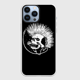 Чехол для iPhone 13 Pro Max с принтом Панк | Punk (Z) в городе Новоалтайск,  |  | Тематика изображения на принте: shaman | skull | вождь | гот | дух | кладбище | мертвец | мертвый | микрофон | музыка | панк | перья | принт | рок | скелет | хой | череп | шаман | эмо | эракез