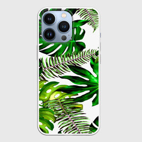 Чехол для iPhone 13 Pro с принтом ГАВАЙСКИЕ ЛИСТЬЯ в городе Новоалтайск,  |  | Тематика изображения на принте: summer | tropic | жара | летний | лето | отдых | пальмы | природа | текстура | тропикано | тропики