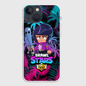 Чехол для iPhone 13 mini с принтом BRAWL STARS BIBI | БИБИ в городе Новоалтайск,  |  | bibi | brawl stars | coach mike | crow | evil gene | gale | gene | leon | leon shark | max | mecha crow | mortis | mr.p | nani | phoenix | sally leon | sandy | spike | sprout | surge | tara | virus 8 bit | werewolf | волна | ворон | джин | л