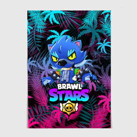 Постер с принтом BRAWL STARS LEON ОБОРОТЕНЬ в городе Новоалтайск, 100% бумага
 | бумага, плотность 150 мг. Матовая, но за счет высокого коэффициента гладкости имеет небольшой блеск и дает на свету блики, но в отличии от глянцевой бумаги не покрыта лаком | bibi | brawl stars | coach mike | crow | evil gene | gale | gene | leon | leon shark | max | mecha crow | mortis | mr.p | nani | phoenix | sally leon | sandy | spike | sprout | surge | tara | virus 8 bit | werewolf | волна | ворон | джин | л