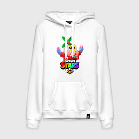 Женская толстовка хлопок с принтом BRAWL STARS SPROUT TROPICAL в городе Новоалтайск, френч-терри, мягкий теплый начес внутри (100% хлопок) | карман-кенгуру, эластичные манжеты и нижняя кромка, капюшон с подкладом и шнурком | brawl stars | crow | gale | leon | leon shark | max | mr.p | palmen | rainbow | sally leon | shark | sprout | tara | tropical sprout | virus 8 bit | werewolf leon | акула | берли | бравл старс | ворон | макс | оборотень | пальмы | радуга |