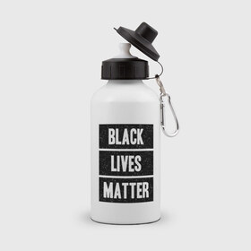 Бутылка спортивная с принтом Black lives matter (Z) в городе Новоалтайск, металл | емкость — 500 мл, в комплекте две пластиковые крышки и карабин для крепления | derek chauvin | george floyd | thomas lane | активисты | афро | дерек шовин | джордж флойд | жизни чёрных важны | надпись | общественное движение | текст | томас лэйн | трэйвон мартина | ту тао