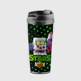 Термокружка-непроливайка с принтом virus 8 bit brawl stars 8 бит в городе Новоалтайск, внутренняя часть — пищевой пластик, наружная часть — прозрачный пластик, между ними — полиграфическая вставка с рисунком | объем — 350 мл, герметичная крышка | 8 | 8 bit | 8 бит | 8бит | brawl | brawl stars | brawlstars | brawl_stars | jessie | бравл | бравлстарс