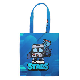 Сумка 3D повседневная с принтом virus 8 bit brawl stars Blue в городе Новоалтайск, 100% полиэстер | Плотность: 200 г/м2; Размер: 34×35 см; Высота лямок: 30 см | 8 | 8 bit | 8 бит | 8бит | brawl | brawl stars | brawlstars | brawl_stars | jessie | бравл | бравлстарс