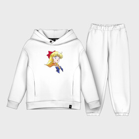 Детский костюм хлопок Oversize с принтом Sailor Venus в городе Новоалтайск,  |  | anime manga | minako | retro | sailor | sailor moon | sailor v | sailor venus | venus | аниме | вайфу | венера | луна в матроске | манга | минако | отаку | ретро | сейлар | сейлор | сейлор венера | сейлор ви | сейлор мун | сейлр