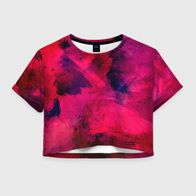 Женская футболка Crop-top 3D с принтом Дрим арт принт. в городе Новоалтайск, 100% полиэстер | круглая горловина, длина футболки до линии талии, рукава с отворотами | дрим арт | неоновый принт | одежда. | принт