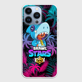 Чехол для iPhone 13 Pro с принтом BRAWL STARS LEON SHARK | ЛЕОН в городе Новоалтайск,  |  | Тематика изображения на принте: brawl stars | crow | gale | leon | leon shark | max | mr.p | palmen | rainbow | sally leon | shark | sprout | tara | tropical sprout | virus 8 bit | werewolf leon | акула | берли | бравл старс | ворон | макс | оборотень | пальмы | радуга |