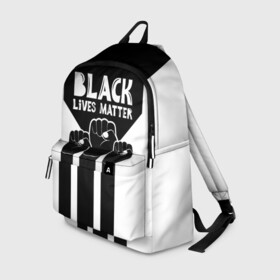 Рюкзак 3D с принтом Black lives matter | BLM (Z) в городе Новоалтайск, 100% полиэстер | лямки с регулируемой длиной, сверху петелька, чтобы рюкзак можно было повесить на вешалку. Основное отделение закрывается на молнию, как и внешний карман. Внутри два дополнительных кармана, один из которых закрывается на молнию. По бокам два дополнительных кармашка | derek chauvin | george floyd | thomas lane | активисты | афро | дерек шовин | джордж флойд | жизни чёрных важны | надпись | общественное движение | текст | томас лэйн | трэйвон мартина | ту тао