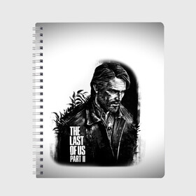 Тетрадь с принтом THE LAST OF US в городе Новоалтайск, 100% бумага | 48 листов, плотность листов — 60 г/м2, плотность картонной обложки — 250 г/м2. Листы скреплены сбоку удобной пружинной спиралью. Уголки страниц и обложки скругленные. Цвет линий — светло-серый
 | game | horror | survival horror | the last | the last of us | the last of us remastered | игра | компьютерная игра | ласт | ласт оф | ласт оф ас | экшн