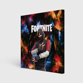 Холст квадратный с принтом FORTNITE x IKONIK в городе Новоалтайск, 100% ПВХ |  | deadmau5 | fortnite | fortnite 2 | fortnite x маршмелло | ikonik | marshmello | ninja | ninja streamer | raven | travis scott | ворон | иконик | ниндзя | пили | рейвен | трэвис скотт | фортнайт