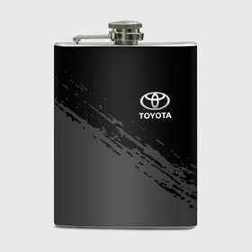 Фляга с принтом TOYOTA. в городе Новоалтайск, металлический корпус | емкость 0,22 л, размер 125 х 94 мм. Виниловая наклейка запечатывается полностью | 2020 | auto | sport | toyota | авто | автомобиль | автомобильные | бренд | марка | машины | спорт | тойота