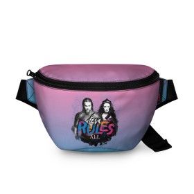 Поясная сумка 3D с принтом LOVE RULES ALL в городе Новоалтайск, 100% полиэстер | плотная ткань, ремень с регулируемой длиной, внутри несколько карманов для мелочей, основное отделение и карман с обратной стороны сумки застегиваются на молнию | aquaman | atlanna | atlantean soldier | black manta | brine king | mera | orm | vdgerir | аквамен | аквамэн | артур карри