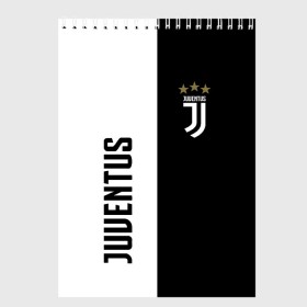 Скетчбук с принтом JUVENTUS. в городе Новоалтайск, 100% бумага
 | 48 листов, плотность листов — 100 г/м2, плотность картонной обложки — 250 г/м2. Листы скреплены сверху удобной пружинной спиралью | cr7 | juve | juventus | ronaldo | роналдо | ювентус