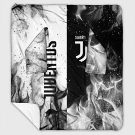 Плед с рукавами с принтом JUVENTUS ЮВЕНТУС в городе Новоалтайск, 100% полиэстер | Закругленные углы, все края обработаны. Ткань не мнется и не растягивается. Размер 170*145 | cr7 | fc juventus | football | juve | juventus | ronaldo | sport | роналдо | спорт | футбол | ювентус