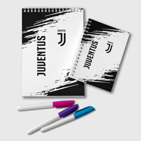 Блокнот с принтом JUVENTUS ЮВЕНТУС в городе Новоалтайск, 100% бумага | 48 листов, плотность листов — 60 г/м2, плотность картонной обложки — 250 г/м2. Листы скреплены удобной пружинной спиралью. Цвет линий — светло-серый
 | cr7 | fc juventus | football | juve | juventus | ronaldo | sport | роналдо | спорт | футбол | ювентус