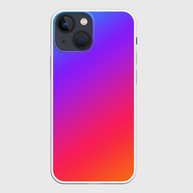 Чехол для iPhone 13 mini с принтом Градиент в городе Новоалтайск,  |  | градиент | оранжевый | розовый | синий | фиолетовый