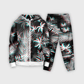 Детский костюм 3D с принтом ПАЛЬМЫ | TROPICAL GLITCH в городе Новоалтайск,  |  | Тематика изображения на принте: glitch | hotline miami | neon | new retro wave | outrun | outrun electro | paints | palmen | rainbow | retro | retrowave | summer | synth | synthwave | tropical | глитч | краски | лето | неон | пальмы | радуга | ретро | тропики | хотлайн 