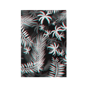 Обложка для паспорта матовая кожа с принтом ПАЛЬМЫ | TROPICAL GLITCH в городе Новоалтайск, натуральная матовая кожа | размер 19,3 х 13,7 см; прозрачные пластиковые крепления | glitch | hotline miami | neon | new retro wave | outrun | outrun electro | paints | palmen | rainbow | retro | retrowave | summer | synth | synthwave | tropical | глитч | краски | лето | неон | пальмы | радуга | ретро | тропики | хотлайн 